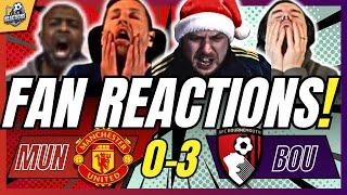 MAN UNITED FANS DESPERATEREACTION TO MAN UNITED 0-3 BOURNEMOUTH | 24/25 PREMIER LEAGUE