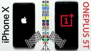 iPhone X vs. OnePlus 5T Speed Test