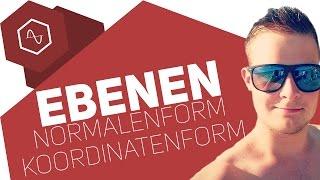 Normalenform & Koordinatenform von Ebenen