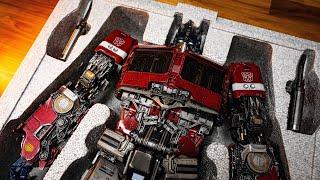 Threezero Optimus Prime Premium Scale Bumblebee ASMR Unboxing