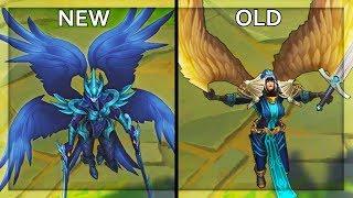 All Kayle Skins NEW and OLD Texture Comparison Rework 2019 (League of Legends)