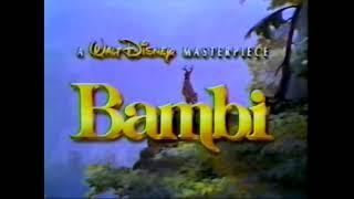 1997 Bambi VHS Sale Commercial #1