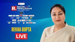 Republic Plenary Summit 2025: Delhi CM Rekha Gupta | India's Biggest News Event | Arnab Goswami