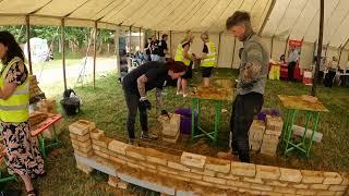 I went to a Festival to Teach Some Bricklaying!