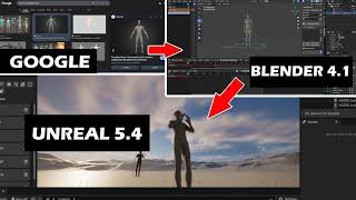 Rig character in Blender 4.1 and import to Unreal 5.4 with working root motion PERFECTLY