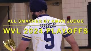 All smashes  by Aman Judge from EPIC Elite  during WVL 2024 Playoffs ️