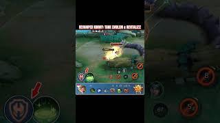 REVAMPED KIMMY: TANK EMBLEM & REVITALIZE! -MLBB #mlbbshorts #mlbbhighlights #mlbb #shorts