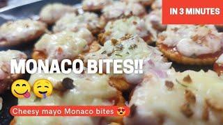 Yummy Monaco bites  || snack recipe || #monacobitesrecipe #yummysnacks #Priyanka'skitchen