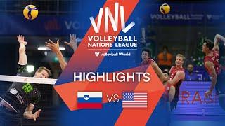  SLO vs.  USA - Highlights Week 1 | Men's VNL 2022