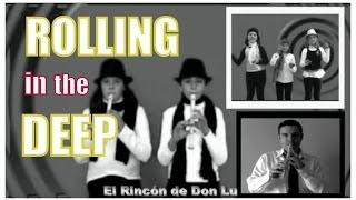 ROLLING IN THE DEEP AL ESTILO DONLUMUSICAL (Adele) FLAUTA DULCE NOTAS RECORDER NOTES