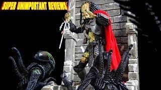 Stan Volsky Art Custom Snow Temple Diorama Figure Display Base Review - NECA AVP Predator