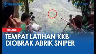 TEMPAT LATIHAN PERANG KKB DIOBRAK-ABRIK SNIPER TNI