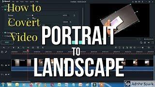 How To Convert or Flip Portrait Video to Landscape (Vertical to Horizontal) in Filmora9!