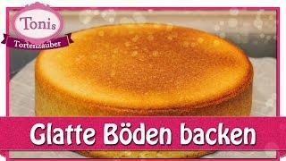 Kuchen mit glatter Oberfläche backen - glatte Tortenböden // Tipps // Tonis Tortenzauber #0012