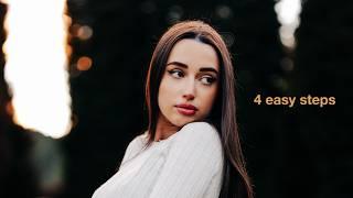 EASY 4-Step Lightroom Tutorial For Beautiful Portraits