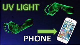 How to make a UV (black light) with your cell phone light