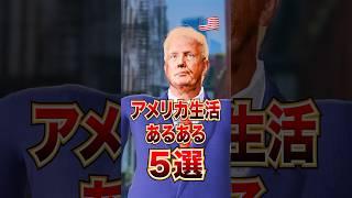 【衝撃⁉️】日本人がドン引きする「アメリカ生活あるある」5選！ #アメリカ #キムさん #トランプ