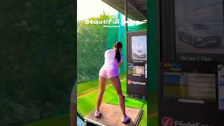 Beautiful golf swing. Kimeunsun KLPGA pro #golf #golfshorts #golfswing #golftips #ゴルフ #ゴルフスイング