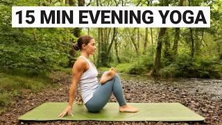 15 Min Evening Yoga Routine | Full Body Beginner Friendly Stretch