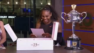 Serena Williams Gets Gift From Michael Jordan | ESPN Archives