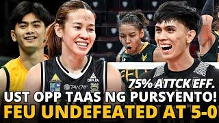 FEU, UST FINAL 4 CONTENDERS PARIN! Poyos 100+ points na! Dela Noche X Jurado UST's PORSYENTO!