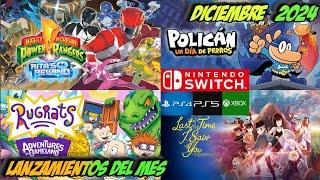 ¡Lanzamientos del mes: Diciembre 2024! | Nintendo Switch | Xbox | PS4 | PS5 | AdmaGames