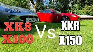 Jaguar XK8 VS XKR V8 Sound.