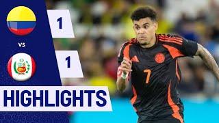 Colombia vs Peru full match highlights | Colombia vs Peru 1-1 full highlights #football #highlights