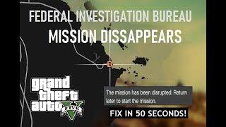 GTA V - " The mission has been disrupted " QUICK FIX - Federal Investigation Bureau Mission