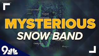 Mysterious hook-shaped snow band appeared over Denver