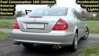 2003 Mercedes E500 4Matic 306 PS Limousine TEST DRIVE with Performance & Fuel Consumption Review