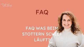 FAQ: Was läuft beim Stottern schief?