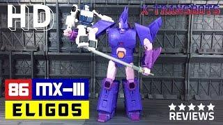 X-Transbots MX-III Eligos Transformers Masterpiece Cyclonus sample review
