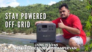 HOW I POWER MY CAMPERVAN l 12V ELECTRICAL SYSTEM l BLUETTI AC180