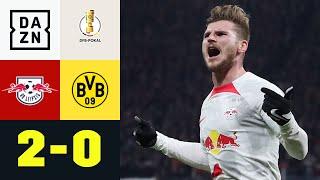 Leipzig wie entfesselt - BVB taumelt weiter: RB Leipzig - Borussia Dortmund 2:0 | DFB-Pokal | DAZN