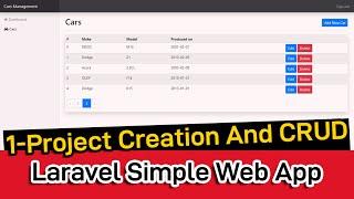How To Create A Simple Laravel Application [Part 1] - Project Creation And CRUD