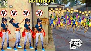 NO INTERNET PRANK | FREE FIRE FUNNY GAMEPLAY | NADIYA FF