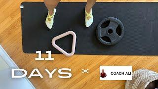 10/20 FULL BODY (no music) Self challenge @CoachAli for 20 days