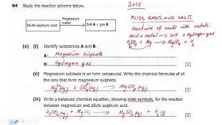 Quick Exam  Question on acids and Mole Concept