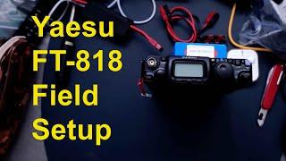 Yaesu FT-818 Field Setup