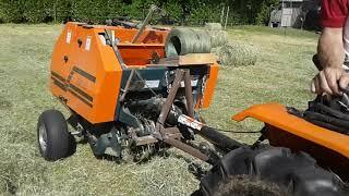 20170525 mini round baler test