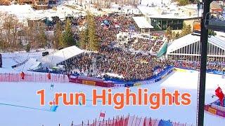 Ski Alpin Women's giant Slalom Killington(USA) 1.run Highlights 2023