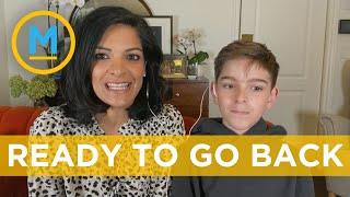 Our host's son shares how he is feeling about going back to school | Your Morning