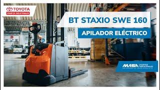 Apilador Eléctricto Toyota BT Staxio SWE 160 | Toyota Montacargas