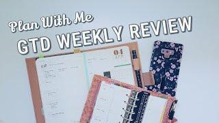 GTD Weekly Review (Functional Plan with Me) | Moleskine Weekly + Moterm A7 Pocket Rings