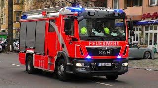 [Massiver Bullhorn Einsatz  / Gruß] Einsatzfahrt 》LHF-LFW-3300/9 | Berliner Feuerwehr ► LFW-Suarez