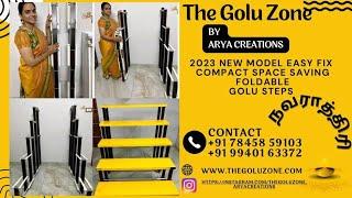 Golu Padi | Golu Stand | New Model | Easy Compact Aluminium Foldable Space Saving Navratri Step