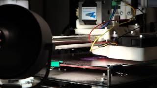 Mendel90 3D printer running at 200mm/sec