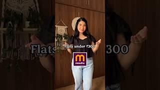 Meesho Flats Haul under ₹300 #ytshorts #haul #shorts #meesho #meeshofinds #meeshohaul #flats