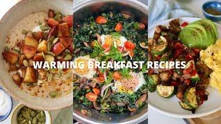 FALL WARMING BREAKFAST RECIPES - Potato & vegetable hash, Quinoa & oat porridge